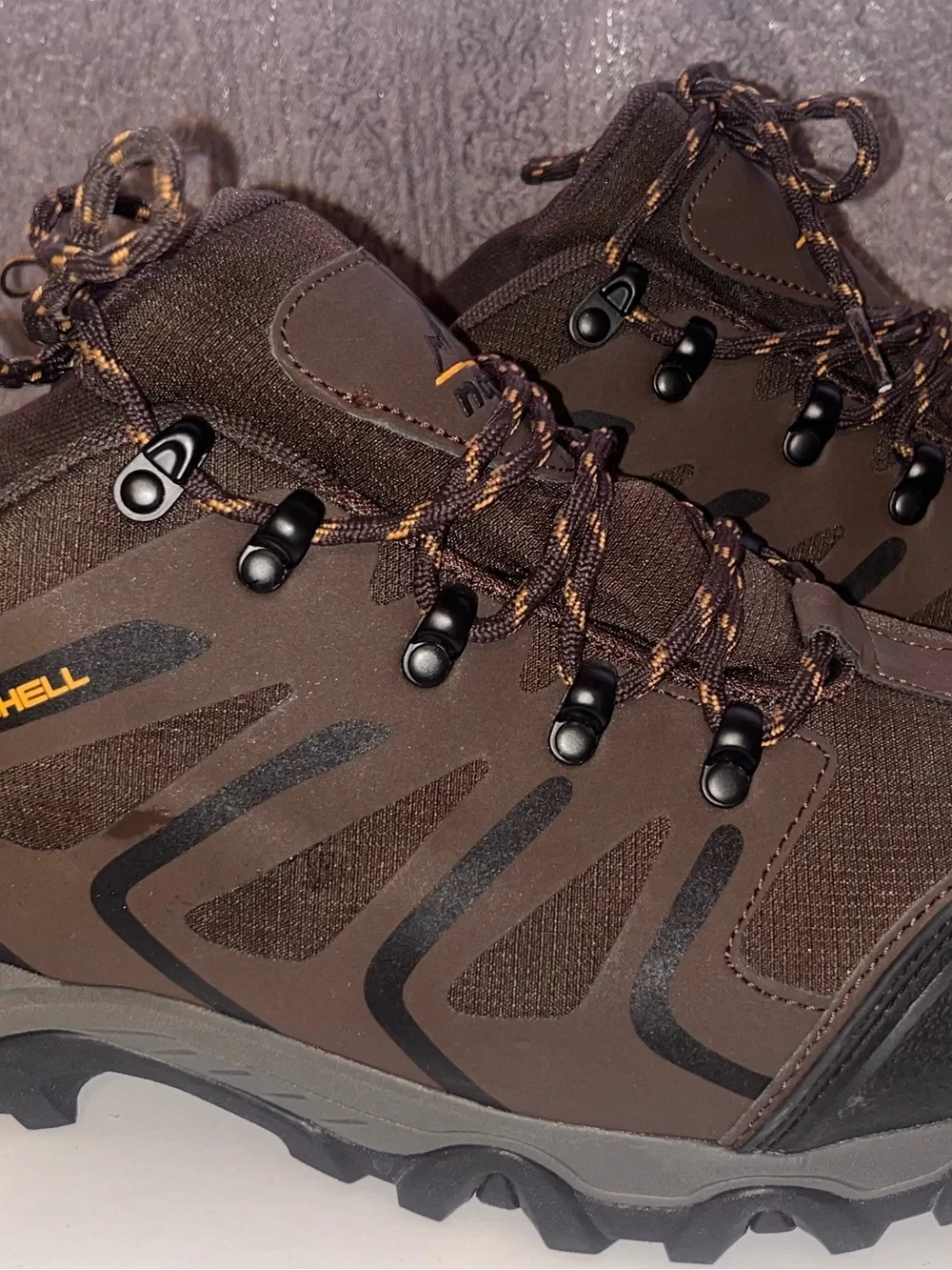 Nortiv 8 Men's Softshell Brown Trail Boots